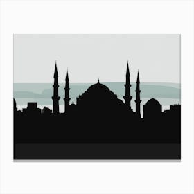 Istanbul skyline Canvas Print