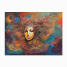 Woman'S Head 1 Canvas Print