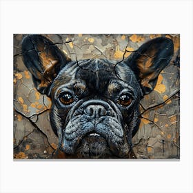 French Bulldog Fine Art Portrait 1 Canvas Print