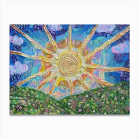 The Sun Canvas Print