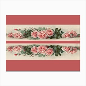 Pink Roses 9 Canvas Print