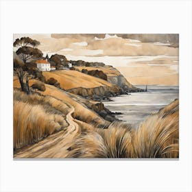 European Coastal Painting (26) Canvas Print