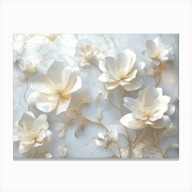 Magnolia Flowers 9 Canvas Print