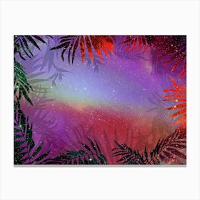 Tropical Space Jungle #1 Canvas Print