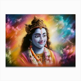 Lord Krishna 10 Canvas Print