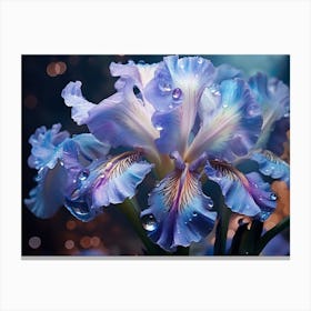 Blue Iris 2 Canvas Print