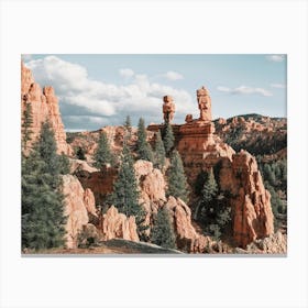 Utah Rock Spires Canvas Print