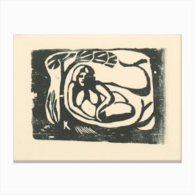 A Woman, Paul Gauguin Canvas Print