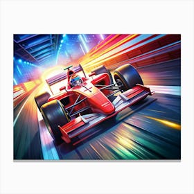 Formula 1 Race Car Canvas Print