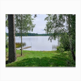 Swedish Lake Canvas Print