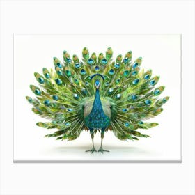 Peacock 20 Canvas Print