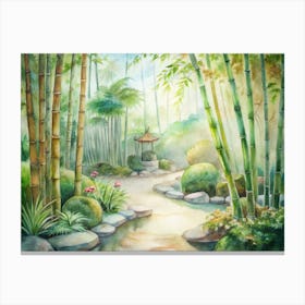 Asian Garden Canvas Print