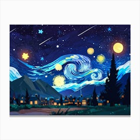 Starry Night 194 Canvas Print