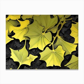 Ginkgo Leaves 50 Canvas Print