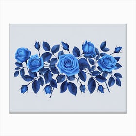 Blue Roses 1 Toile