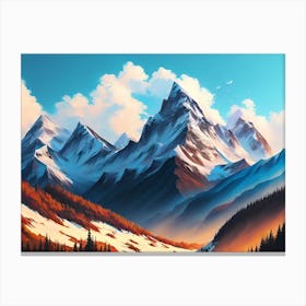 Mountain Landscape 31 Canvas Print