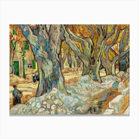 Van Gogh - Avenue Of Trees Canvas Print