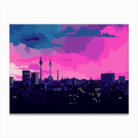 Berlin Skyline 2 Canvas Print