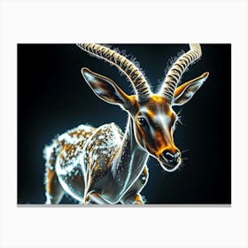 Wild Animal Creative Portrait 82 Canvas Print