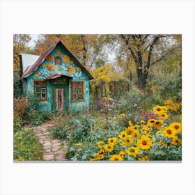 Ukrainian Garden in Autumn # 1 Canvas Print