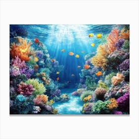 Coral Reef Canvas Print