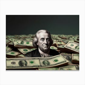 Dollars Canvas Print