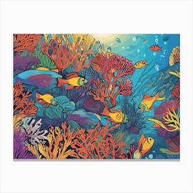 Coral Reef 7 Canvas Print