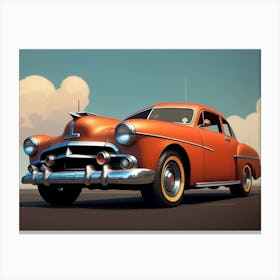 Super Vintage American Auto Canvas Print