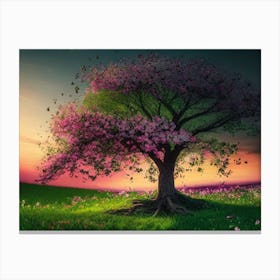 A Tree In The G 1 (1) Canvas Print