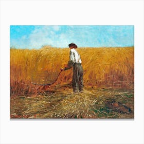 The Veteran In A New Field (1865), Winslow Homer Canvas Print