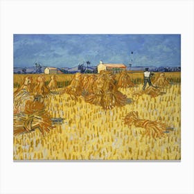 Van Gogh - Corn Harvest In Provence Canvas Print