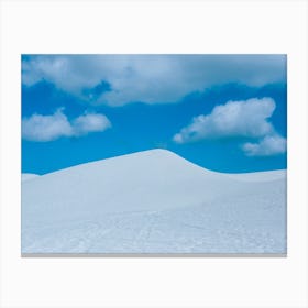 White Sand Dunes Canvas Print