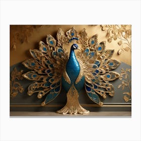 Peacock 16 Canvas Print