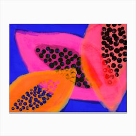 Yummy Papaya Canvas Print