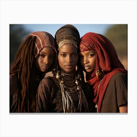 Women In Tribal Canvas Print