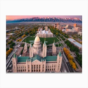 Salt Lake City Canvas Print