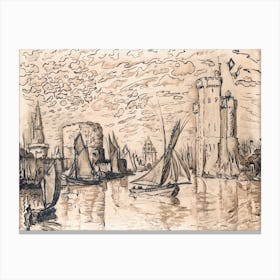 La Rochelle (1912), Paul Signac Canvas Print