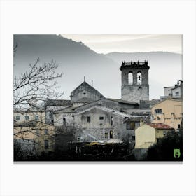 Old Town In Catalonia 20220101 192ppub Canvas Print