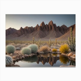 Desertreflection Canvas Print