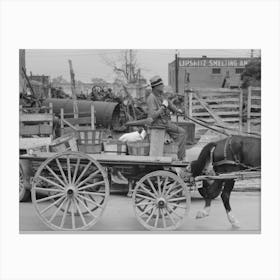Untitled Photo, Possibly Related To Activity Around Farmers Supply Store, Waco, Texas By Russell Lee Canvas Print