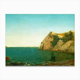 Vintage Painting View Of The Sea 2 Canvas Print