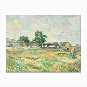 Landscape Near Paris, Paul Cézanne Canvas Print