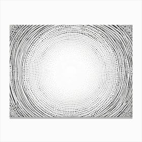 Circle Of Dots Canvas Print