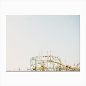 Pier Roller Coaster Canvas Print
