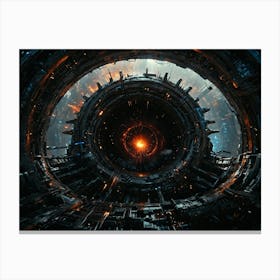 Default Black Hole Sucking In Arcain Style Ultra Detailed Ultr 3 Canvas Print