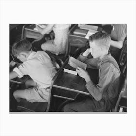 Untitled Photo, Possibly Related To Child Studying In School, Southeast Missouri Farms By Russell Lee 2 Canvas Print