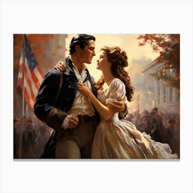 Liberty And Love Canvas Print