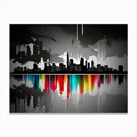 Abstract Cityscape 11 Canvas Print