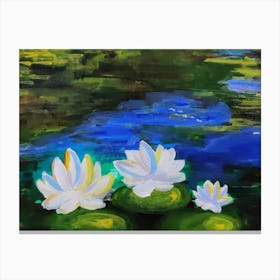 White Lotus Canvas Print