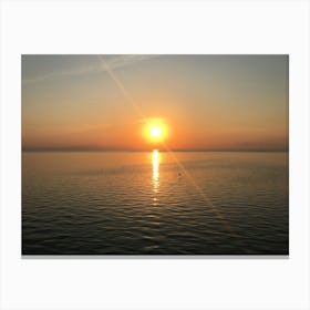 Sunset in Bali, Indonesia (horizontal) Canvas Print